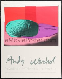 1g0387 ANDY WARHOL LEV/STEINER 22x28 museum/art exhibition 1990s Space Fruit collection!