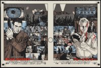 1g0150 BLADE RUNNER #5/40 24x36 art print 2017 art of Harrison Ford and Rutger Hauer by N.E.!