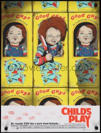 1g0236 CHILD'S PLAY signed 18x24 art print 2018 by Gary Pullin, Mondo, art of Chucky!