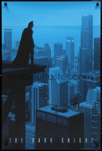 1g0157 DARK KNIGHT #1325/2030 24x36 art print 2017 Rory Kurtz art of him overlookin Gotham, 1st ed.!