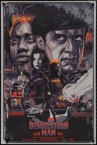 1g0159 DEMOLITION MAN #38/50 24x36 art print 2016 Kelly Vance art or Stallone and Wesley Snipes!