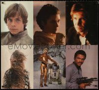 1g0024 EMPIRE STRIKES BACK 34x38 special poster 1980 heroes Luke, Leia, Han, Chewbacca, Lando, R2, 3PO!
