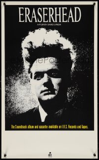 1g0252 ERASERHEAD soundtrack 17x28 music poster 1982 David Lynch, Jack Nance, surreal fantasy horror!