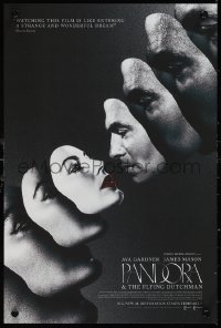 1g0303 PANDORA & THE FLYING DUTCHMAN mini poster R2019 James Mason & sexy Ava Gardner, different!