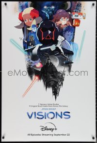 1g0402 STAR WARS: VISIONS DS tv poster 2021 Disney, original short stories from across the galaxy!