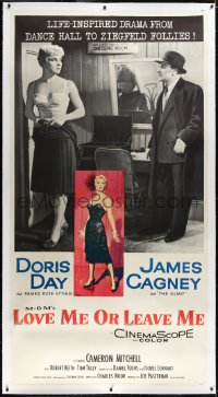 1h0082 LOVE ME OR LEAVE ME linen 3sh 1955 sexy Doris Day as famed star Ruth Etting, James Cagney!
