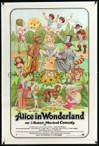 1h0901 ALICE IN WONDERLAND linen 1sh 1976 X-rated, sexy Playboy cover girl Kristine De Bell!