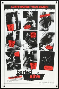 1h0537 BURIED ALIVE 1sh 1984 D'Amato's Buio Omega, virgin by day, nympho zombie by night!