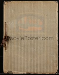1h0239 INDUSTRIAL FILMS campaign book 1920s Fox wanted to make films for big businesses, ultra rare!