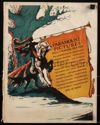 1h0242 PARAMOUNT 1924-25 campaign book 1924 great full-page color artwork ads from name artists!