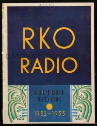 1h0246 RKO RADIO PICTURES 1932-33 campaign book 1932 incredible King Kong 2-page ad & much more!