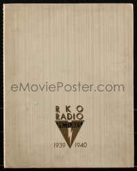 1h0235 RKO RADIO PICTURES 1939-40 campaign book 1939 Hunchback, Donald Duck, Laurel & Hardy + more!