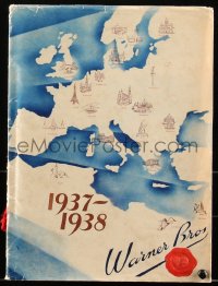 1h0250 WARNER BROS/FIRST NATIONAL 1937-38 Swedish campaign book 1937 Humphrey Bogart, Flynn, rare!