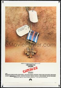 1h0985 CATCH 22 linen 1sh 1970 directed by Mike Nichols, based on the novel by Joseph Heller!
