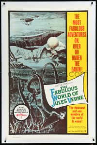 1h1059 FABULOUS WORLD OF JULES VERNE linen 1sh 1961 the thousand and one wonders of the world to come!