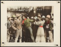 1h0519 LEARNIN' OF JIM BENTON 1/2sh 1917 c/u of cowboy Roy Stewart confronting man, ultra rare!