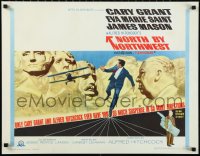 1h0505 NORTH BY NORTHWEST 1/2sh R1966 Cary Grant chased by cropduster by Mt. Rushmore, Hitchcock!
