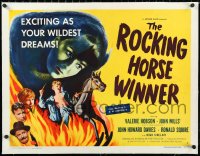 1h0492 ROCKING HORSE WINNER linen style A 1/2sh 1950 John Mills, D.H. Lawrence, gambling, rare!