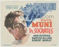 1h0302 DR. SOCRATES TC 1935 great art of Paul Muni forced to help the mob, Dieterle, very rare!