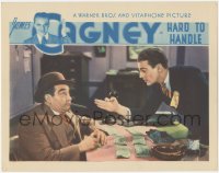 1h0321 HARD TO HANDLE LC 1933 c/u of James Cagney confronting man with cash on desk, ultra rare!