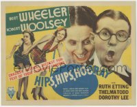 1h0304 HIPS HIPS HOORAY TC 1934 Wheeler & Woolsey with sexy Thelma Todd & Dorothy Lee, very rare!