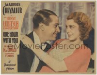 1h0329 ONE HOUR WITH YOU LC 1932 best c/u of Maurice Chevalier & Jeanette MacDonald, ultra rare!