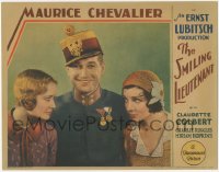 1h0335 SMILING LIEUTENANT LC 1931 Maurice Chevalier between Hopkins & Colbert, Ernst Lubitsch, rare!