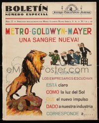 1h0356 BOLETIN Spanish exhibitor magazine August 1, 1928 Lon Chaney in Mr. Wu, Greta Garbo, rare!