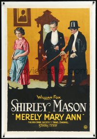 1h1213 MERELY MARY ANN linen 1sh 1920 orphan Shirley Mason falls in love with a poor composer, rare!
