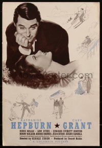 1h0207 HOLIDAY pressbook 1938 will Cary Grant choose Katharine Hepburn or Doris Nolan, very rare!