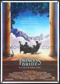 1h1280 PRINCESS BRIDE linen 1sh 1987 Rob Reiner fantasy classic as real as the feelings you feel!
