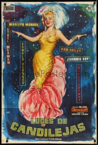 1h0632 THERE'S NO BUSINESS LIKE SHOW BUSINESS Spanish 1959 great Jano art of Marilyn Monroe, rare!