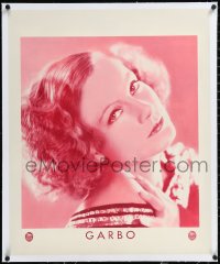 1h0729 GRETA GARBO linen 25x30 French special poster 1930s best portrait of the leading lady, rare!