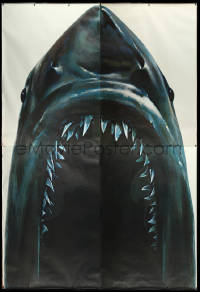 1h0006 JAWS 2 8ft x 12ft standee 1978 massive shark's mouth for theater entrance, incredibly rare!