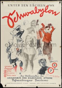 1h0017 SCHWABYLON 33x47 German special poster 1931 art by Oberberger & Gulbranson, very rare!