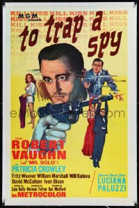 1h1401 TO TRAP A SPY linen int'l 1sh 1966 Robert Vaughn, David McCallum, The Man from UNCLE!