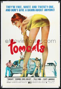 1h1403 TOMCATS linen 1sh 1977 classic super sexy artwork, they don't give a damn about anyone!