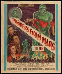 1h0388 INVADERS FROM MARS WC 1953 Menzies classic, hordes of green monsters from outer space, rare!