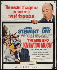 1j0018 MAN WHO KNEW TOO MUCH /TROUBLE WITH HARRY INCOMPLETE 3sh 1963 Alfred Hitchcock, only one movie shown!