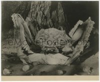 1j1424 ATTACK OF THE CRAB MONSTERS 7.75x9.5 still 1957 best close up of creature holding its victim!