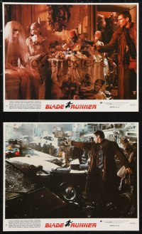 1j1660 BLADE RUNNER 2 8x10 mini LCs 1982 great images of Harrison Ford, Daryl Hannah, Ridley Scott!