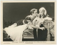 1j1444 CLEOPATRA 8x10.25 still 1934 Henry Wilcoxon as Marc Antony lusts after Claudette Colbert!