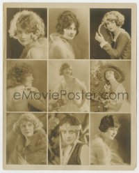 1j1541 SCHAEFER-ROSS PHOTOGRAPHIC MINIATURES deluxe 8.5x10.5 photo 1910s 9 lovely ladies available!