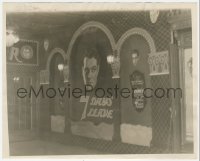 1j1544 SEVEN DAYS' LEAVE candid 8x10 still 1930 theater lobby with elaborate Gary Cooper displays!