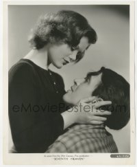 1j1545 SEVENTH HEAVEN 8.25x10 still 1937 best romantic c/u of James Stewart & sexy Simone Simon!