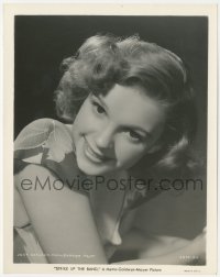 1j1558 STRIKE UP THE BAND 8x10.25 still 1940 wonderful head & shoulders portrait of Judy Garland!