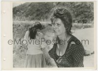 1j1571 TWO WOMEN 8x11 key book still 1962 Vittorio De Sica's La Ciociara, Sophia Loren after rape