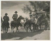 1j1584 WESTERNER 8x9.75 still 1940 judge's men take captured Gary Cooper back to town on horseback!