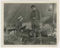 1j1586 WINGS 8x10 still 1927 young Gary Cooper smoking in tent with Richard Arlen, ultra rare!