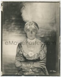 1j1590 YOUNG RAJAH 8x10 still 1922 best portrait of Rudolph Valentino in Indian royalty costume!